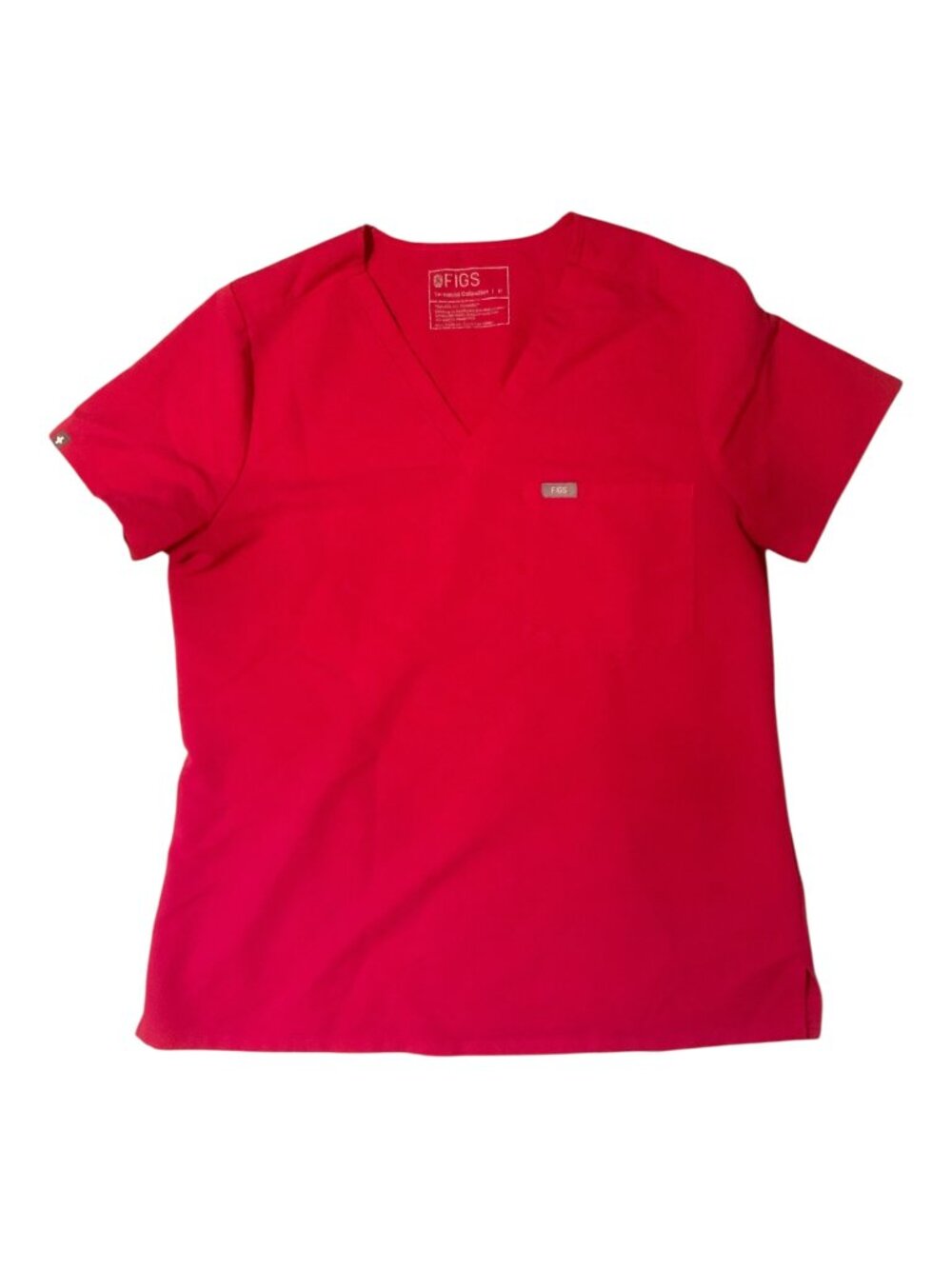 Figs Catarina Scrub Top - ULTRA ROSE - Size Medium - RARE COLOR!